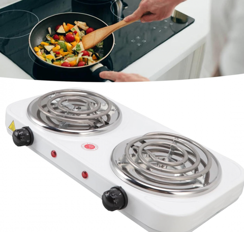 Double Electric Stove | Dual Hot Plate Cooker | Twin Coil Electric Cooking Stove