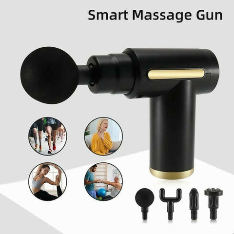 4-in-1 Massage Gun – Deep Tissue Percussion Massager