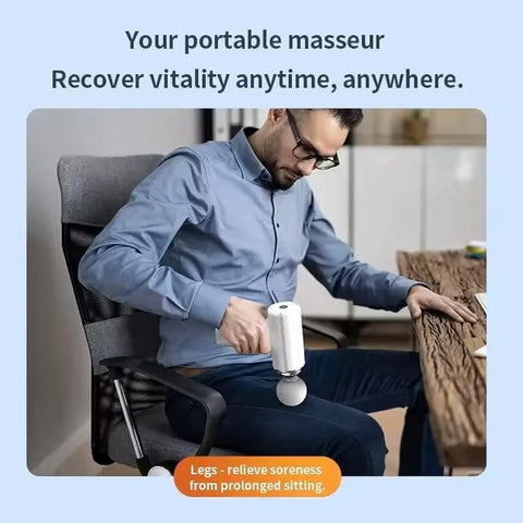 4-in-1 Massage Gun – Deep Tissue Percussion Massager